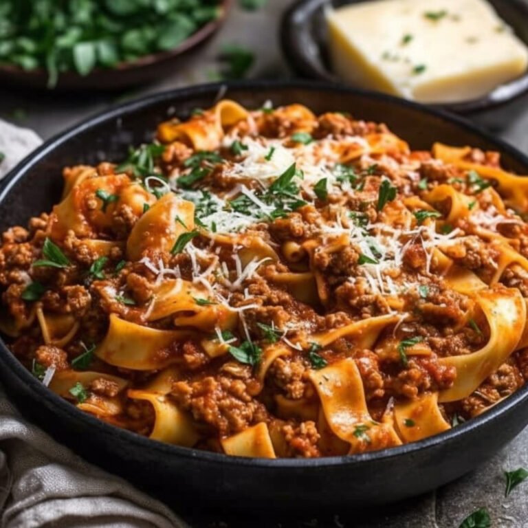 Sausage Ragu with Pappardelle Pasta