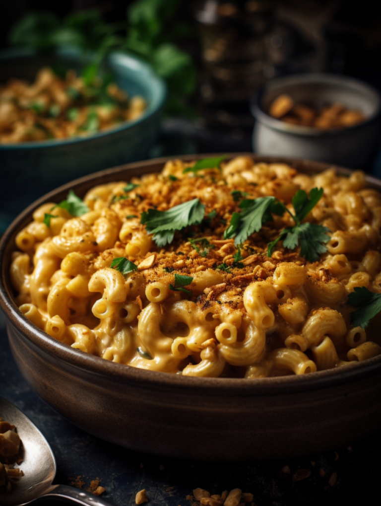 Indian-Italian Curry Mac and Cheese