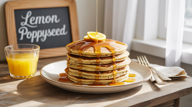 Why Lemon Poppyseed Pancakes Are the Perfect Summer Breakfast
