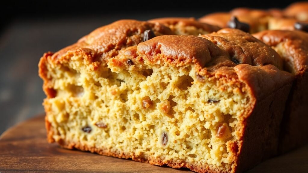 Slice of delicious paleo banana bread