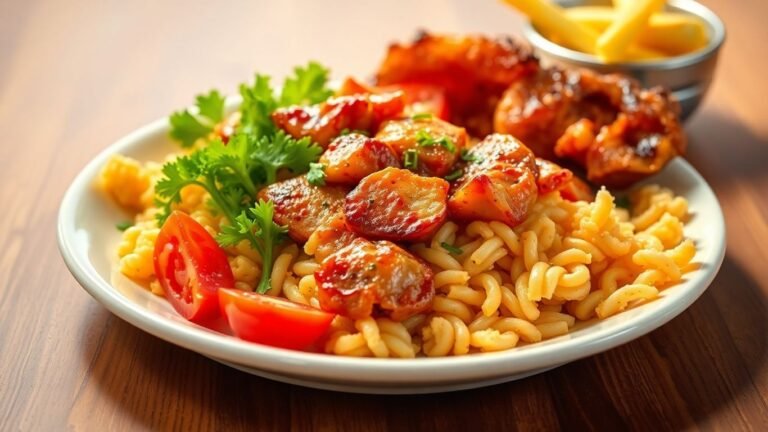 Budget-friendly single serving dinner under five dollars.