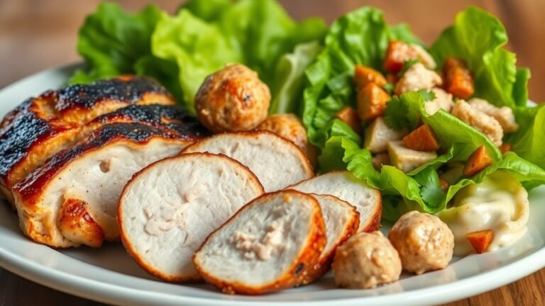 Low carb turkey dishes on a platter.