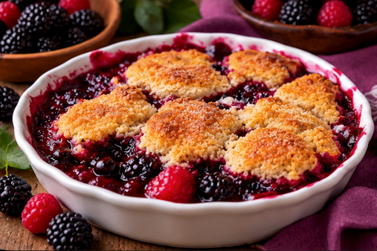 Gluten-Free and Vegan Fall Cobbler With Healthy Recipe Swaps
